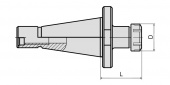 NT40-ER32-070 Патрон цанговый с набором цанг 12 шт. DIN 2080 Zegyo