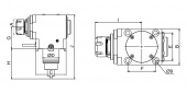 BMT65-HF-72-ER40 Приводной Инструментальный блок (MetalCraft) для цанг ER40 (осевое крепление, тип HF)