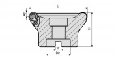 EMR-5R-50-22-4T Фреза торцевая насадная со сменными пластинами