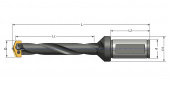 CR09.5-11-C20-100L Корпусное (модульное) сверло со сменной пластиной
