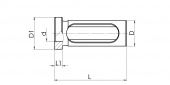 OSL-40-32 Втулка переходная (MetalCraft) для держателей (тип E2) инструмента с цилиндрическим хвостовиком, D-40/32 мм