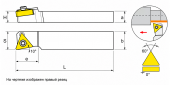 E-PTXNR1216X33N Резец токарный (державка) по металлу