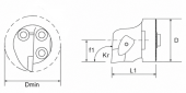 Сменная головка для антивибрационной державки VT32-DCLNR-12-WD