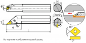 S25R-MVXNR16 Державка расточная
