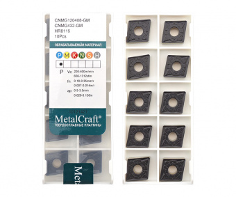 CNMG120408-GM-HR8115 Пластина токарная (MetalCraft) для точения