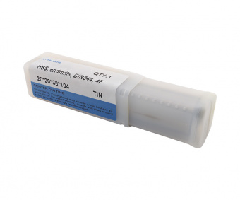 EMP-4F-20x104-HSS-TiN Фреза концевая (PALANTIR) из быстрорежущей стали
