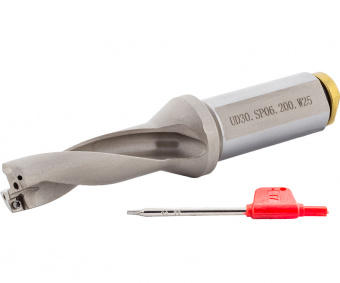Сверло со сменными пластинами UD30.SP06.200.W25 (MetalCraft)