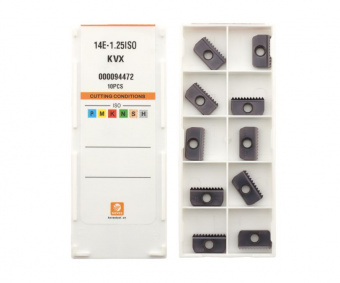 14E-1.25ISO-KVX Пластина твердосплавная для резьбофрез