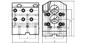 BMT55-SB32x60x100 Инструментальный блок (MetalCraft) для расточных державок (осевое крепление, тип SB)