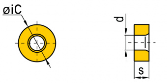 RNMG120400-YBC251 Пластина токарная для точения
