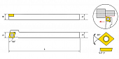 SCACL1212JX06N Резец токарный (державка) по металлу