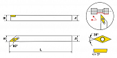 SVJCL1010JX11N Резец токарный (державка) по металлу