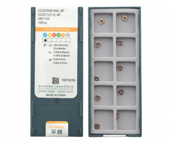 CCGT030104L-XF-HR1135 Пластина токарная для точения