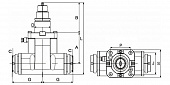 BMT55-90-85-SC-N-ER25 Радиальный приводной блок (MetalCraft) для цанг ER25 (марк. BMT55-90°-ER25)