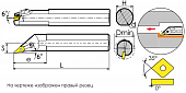 S25R-MVXNR16 Державка расточная