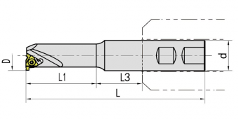 SMT12-12F11 Фреза концевая резьбонарезная (SANT)
