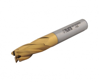 EMP-4F-12x83-HSS-TiN Фреза концевая (PALANTIR) из быстрорежущей стали