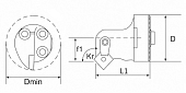 Сменная головка для антивибрационной державки VT40-MCWNR-12-WD