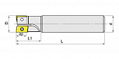 BAP300R-40-200-C40-4T Фреза концевая со сменными пластинами
