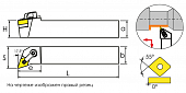 MDQNR2020K1504 Резец токарный (державка) по металлу