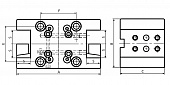 BMT45-SC25x80 Инструментальный блок (MetalCraft) для призматических державок (радиальное крепление, тип SC)