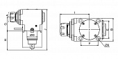 BMT55-90-85-SC-ER32 Радиальный приводной блок (MetalCraft) для цанг ER32 (марк. BMT55-90°-ER32-H60)