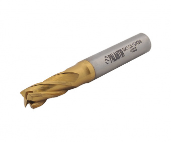 EMP-4F-9x69-HSS-TiN Фреза концевая (PALANTIR) из быстрорежущей стали