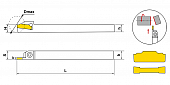 TTER1010JX-2D24 Резец токарный (державка) по металлу