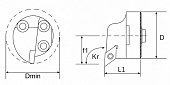 Сменная головка для антивибрационной державки VT20-SDUCR-11-WD