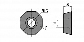 ODMT060508-R-HR5130 Пластина фрезерная