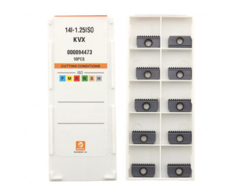 14I-1.25ISO-KVX Пластина твердосплавная для резьбофрез